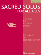 Sacred Solos for All Ages Vocal Solo & Collections sheet music cover